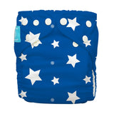WHITE STARS ON BLUE