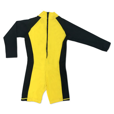 JUMPSUIT חליפת ים לקטנטנים – צהוב שחור