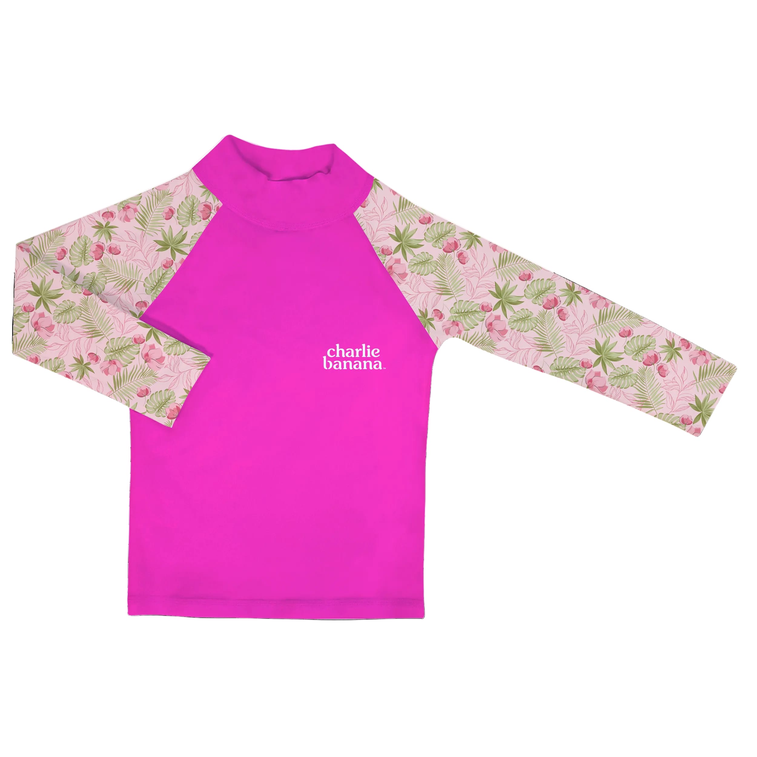 RASH GUARD חולצת ים לקטנטנים – PINK FOREST